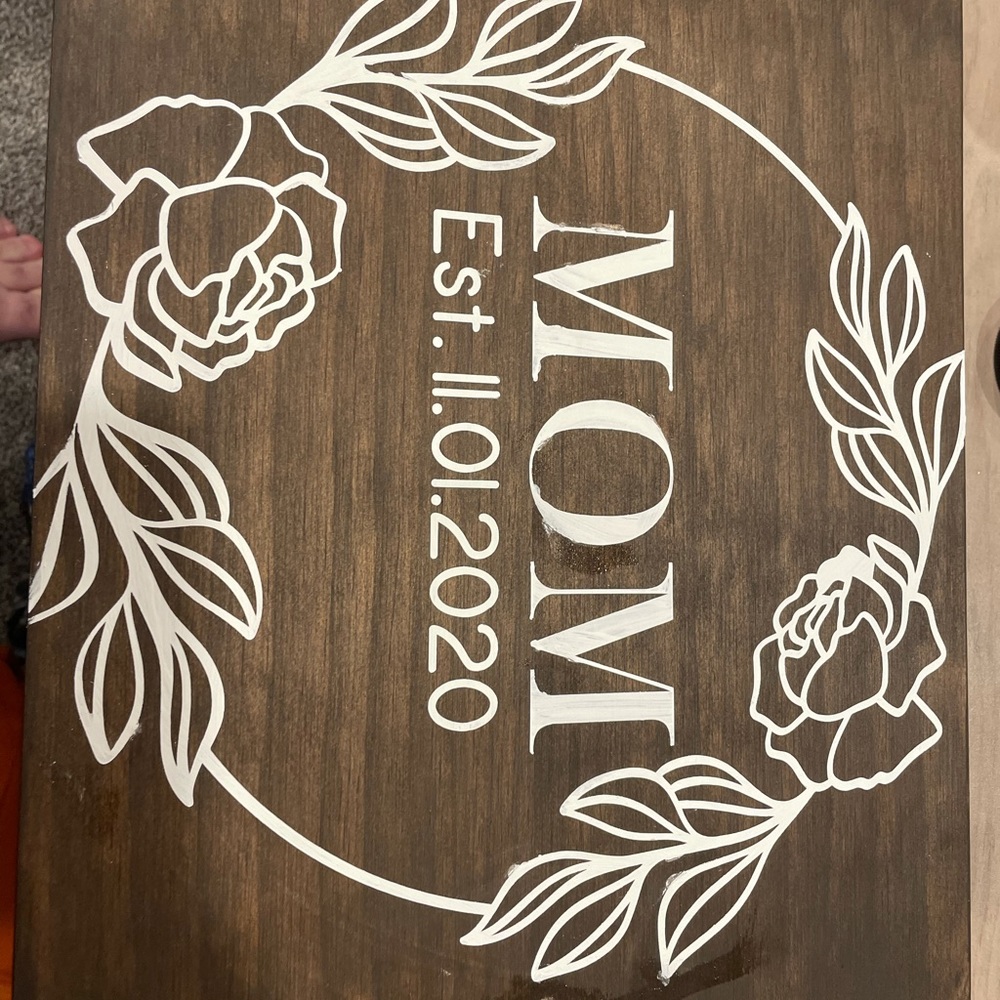 Custom made mom signs
